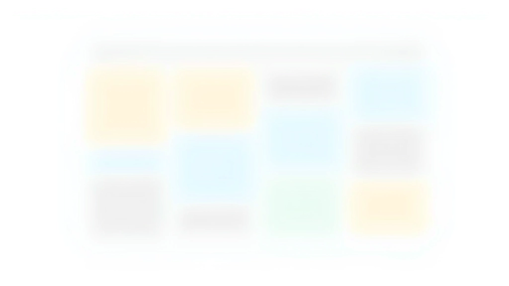 Schematische Darstellung eines 12-Spalten-Rasters mit verschiedenfarbigen Widget-Blöcken in unterschiedlichen Größen