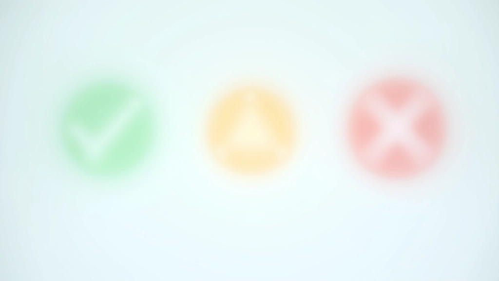 Status-Indikatoren mit Farbcodierung — grün für OK, orange für Warnung, rot für kritisch, plus Icons und Labels